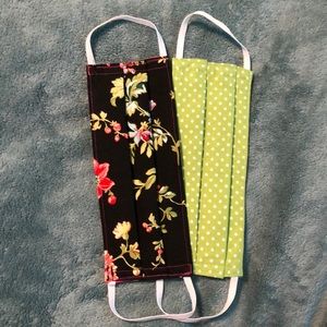 Patterned Handmade Facemasks 2 Pack